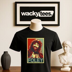 Foley Wrestling Mick Hall of Famer Socko Man Fighter Kind Graphic Tee Shirt